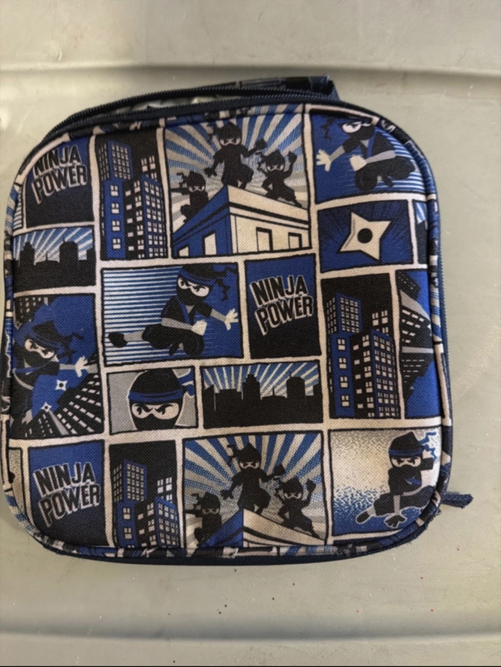 Kids Ninja Power Lunch Bag - Blue